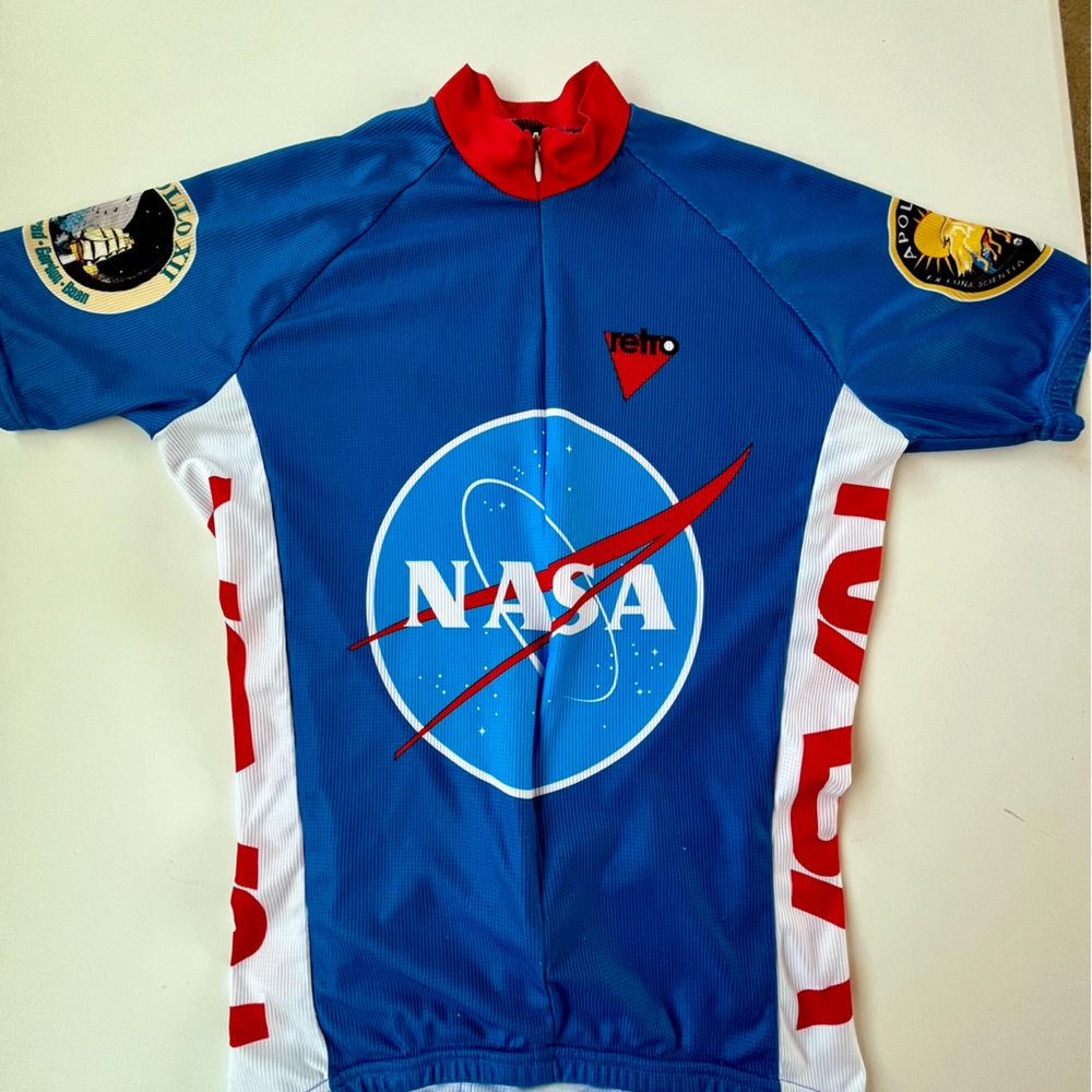 Retro Image Cycling Jersey-Apollo to the Moon Theme